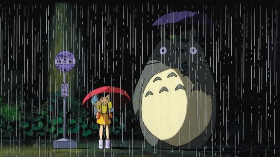 Imagen de la película de Ghibli 'Mi vecino Totoro'