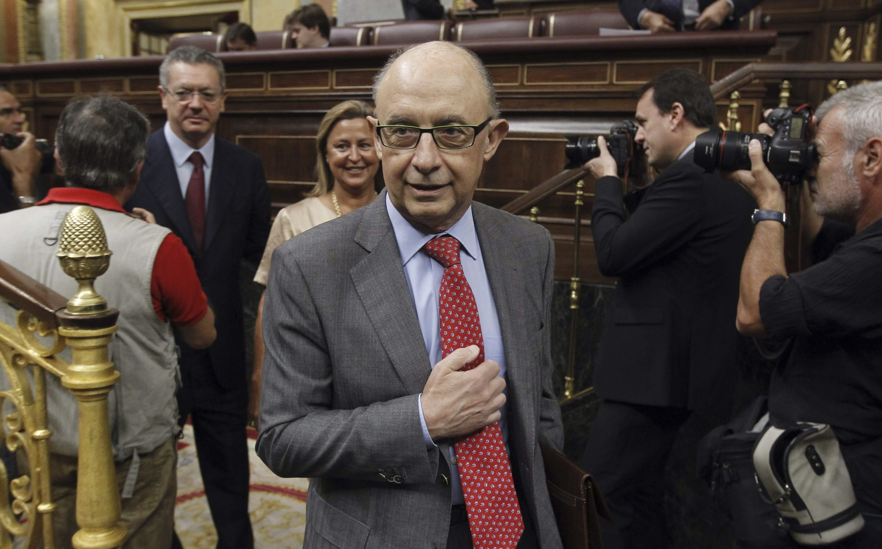 El ministro de Hacienda, Cristóbal Montoro. 