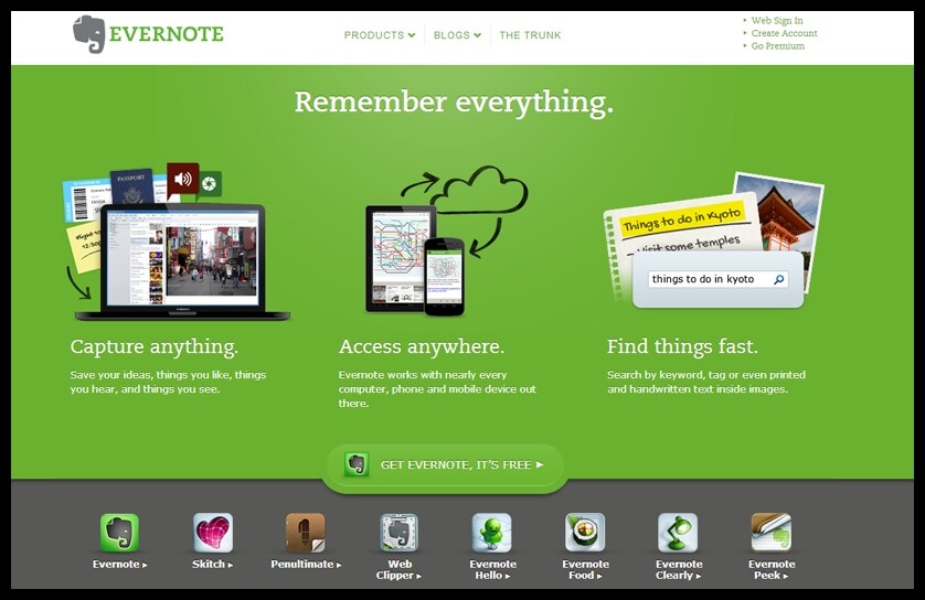 Evernote añade noticias y chat a su herramienta para recordarlo todo