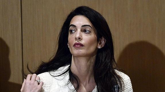 Amal Alamuddin Clooney. 