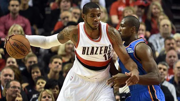 Lamarcus Aldridge fue el mejor de su equipo. 