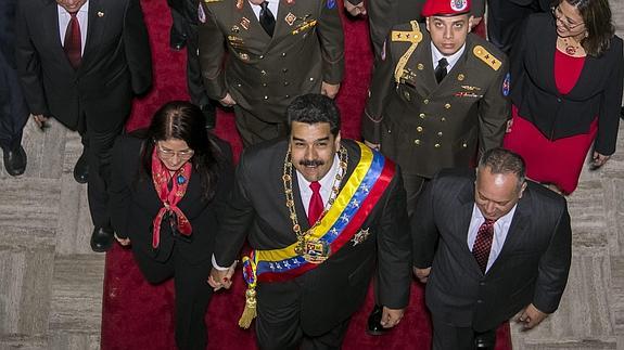 El presidente de Venezuela, Nicolás Maduro. 