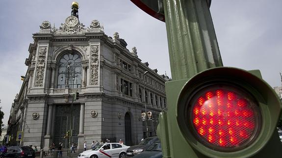 Exterior del Banco de España 