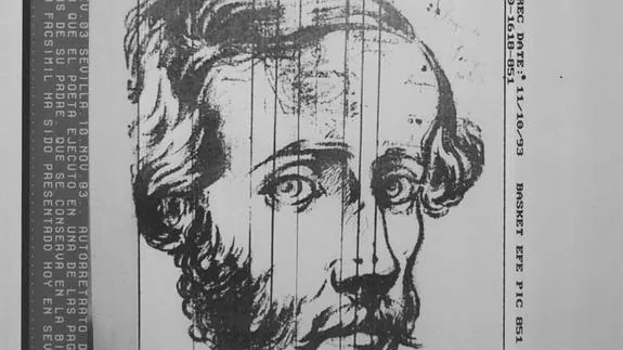Autorretrato de Gustavo Adolfo Bécquer.