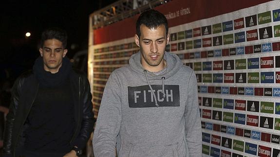 Busquets da buenas sensaciones en su prueba con Koke