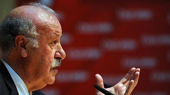Del Bosque se explica antes del duelo ante Ucrania. 