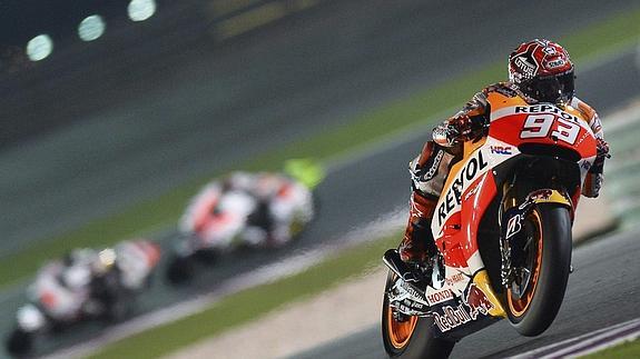 Marc Márquez, en el circuito de Losail. 