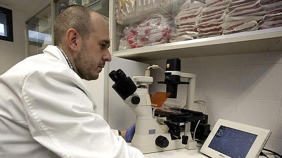 Juan Parra, uno de los investigadores en biomateriales del CIBER-BBN. 