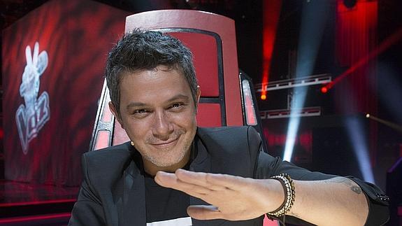 El 'coach' de La Voz Alejandro Sanz.