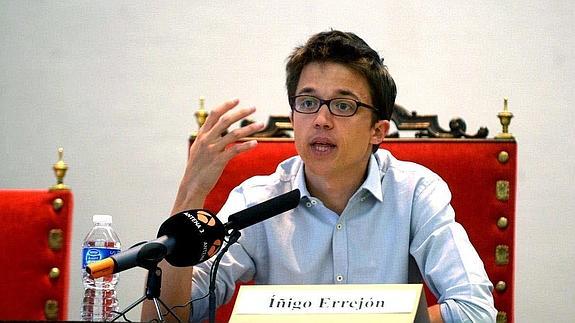 El número dos de Podemos, Íñigo Errejón.