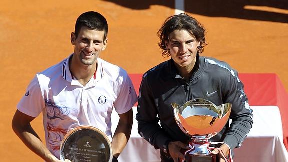 Novak Djokovic y Rafa Nadal