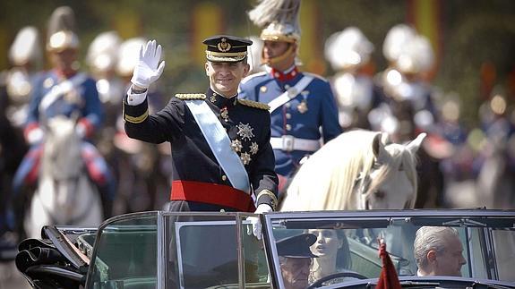 Proclamación de Felipe VI, en cuyo dispositivo de seguridad tuvo Corona Barriuso un papel relevante.