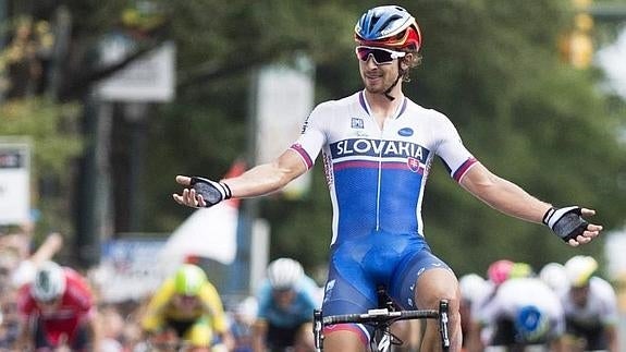 Peter Sagan, durante el Mundial de Richmond. 