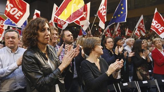 Irene Lozano, en el acto de hoy. 