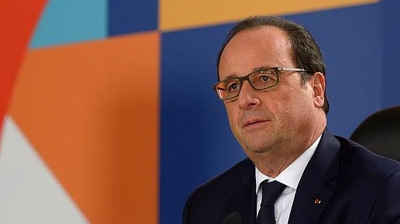 El presidente de Francia François Hollande.