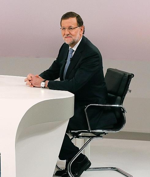 Mariano Rajoy, en un momento del debate. 