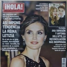 Portada de la revista ¡Hola!.
