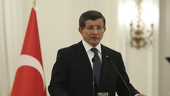 El primer ministro turco, Ahmet Davutoglu.