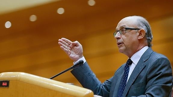 El ministro de Hacienda en funciones, Cristóbal Montoro