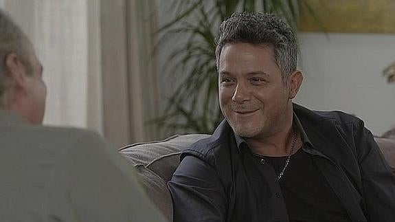 Alejandro Sanz, en el programa de Bertín Osborne. 