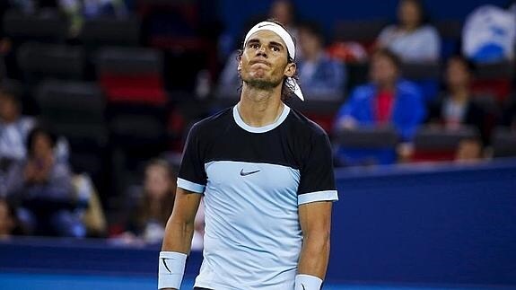 Rafa Nadal, en el torneo de Shanghái. 