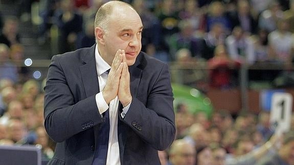 Pablo Laso, en la final ante el Gran Canaria. 