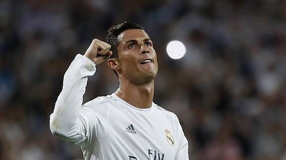Cristiano Ronaldo celebra el triunfo ante el Manchester City. 