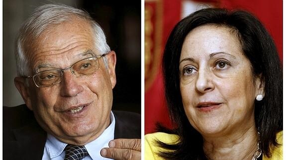 Josep Borrell y Margarita Robles. 