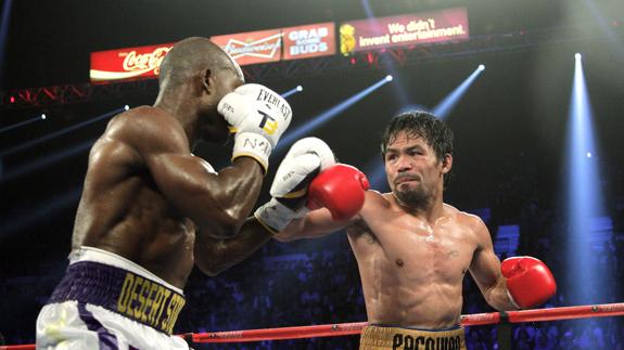 Pacquiao, durante un combate. 