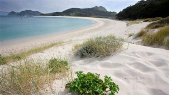 Playa de Rodas, en las Islas Cíes. 