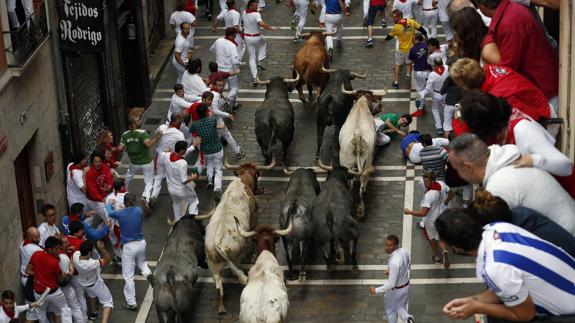 Los hechos ocurrieron en los Sanfermines de 2014 en la calle Estafeta.