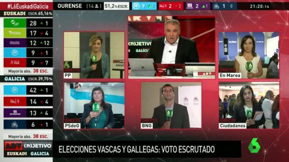 Antonio G. Ferreras presentó el programa especial de elecciones de laSexta.