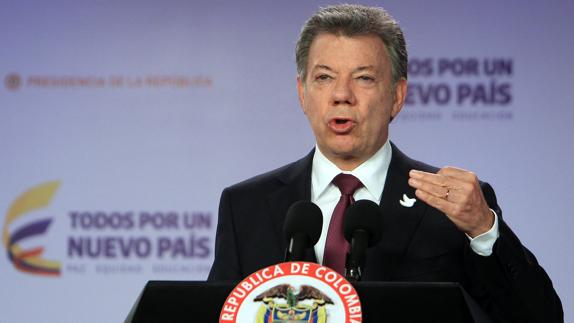 El presidente colombiano, Juan Manuel Santos.