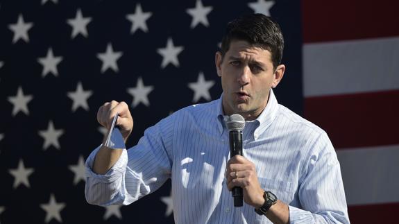 Paul Ryan, presidente de la Cámara de Representantes de Estados Unidos.