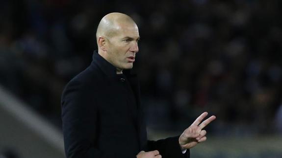 Zinedine Zidane, técnico del Real Madrid. 