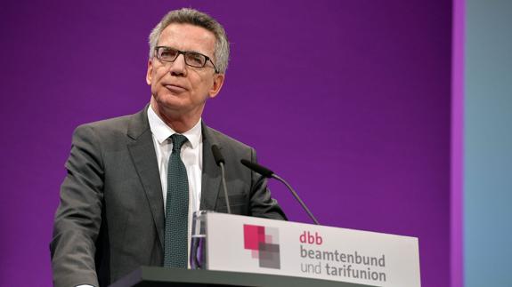 El ministro alemán del Interior, Thomas de Maizière.