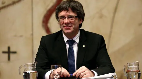 El presidente de la Generalitat catalana, Carles Puigdemont.