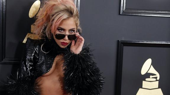 Lady Gaga, en la 59ª edición de los Grammy.