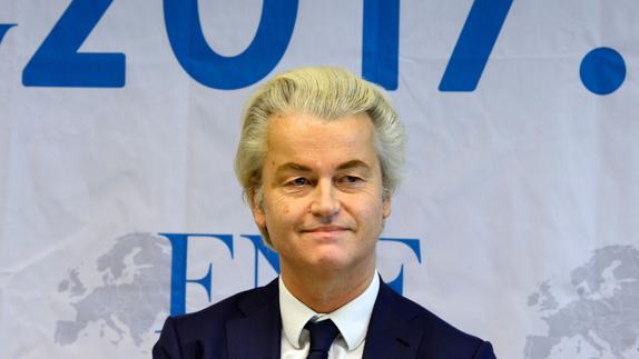 El dirigente ultraderechista neerlandés Geert Wilders.