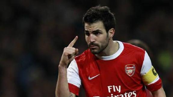 Cesc Fàbregas, en su etapa de jugador del Arsenal. 