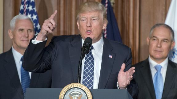 El presidente de EE UU, Donald Trump.