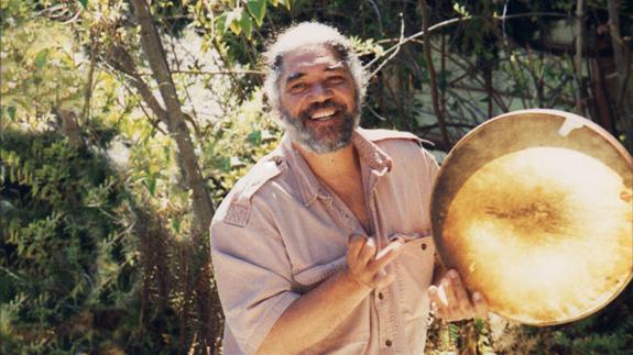 Bruce Langhorne, el hombre que inspiró 'Mr. Tambourine Man'.