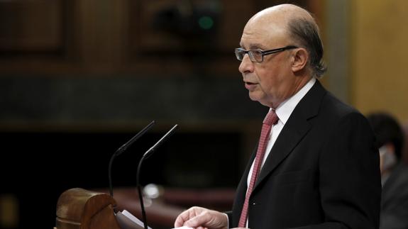 El ministro de Hacienda y Función Pública, Cristóbal Montoro.