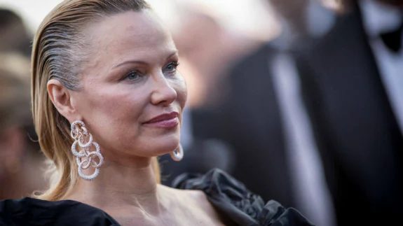 Pamela Anderson en el Festival de Cannes.