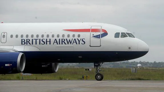 Un avión de British Airways.