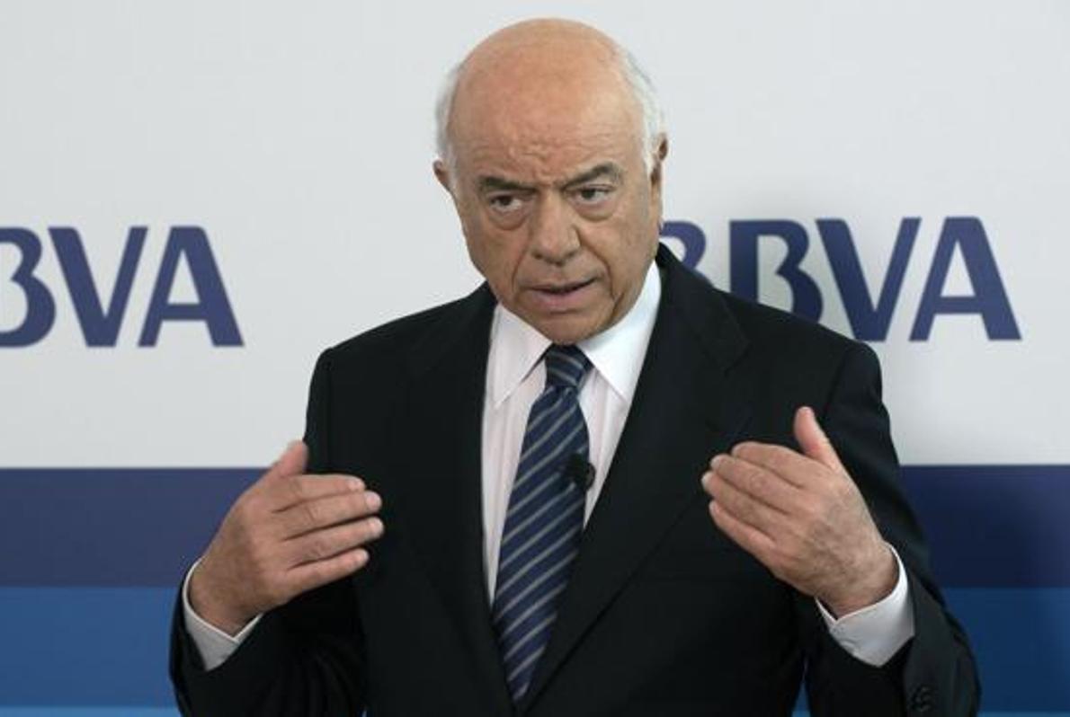 El presidente de BBVA, Francisco González. 