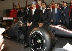 El Hispania Racing, primer equipo español en la Fórmula 1, se presenta en Murcia