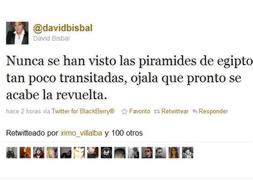 David Bisbal, ridiculizado en Twitter por un comentario sobre la crisis en Egipto