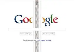 Gideon Sundback abre Google con un doodle con cremallera