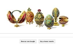 Peter Carl Fabergé llena Google de huevos de pascua